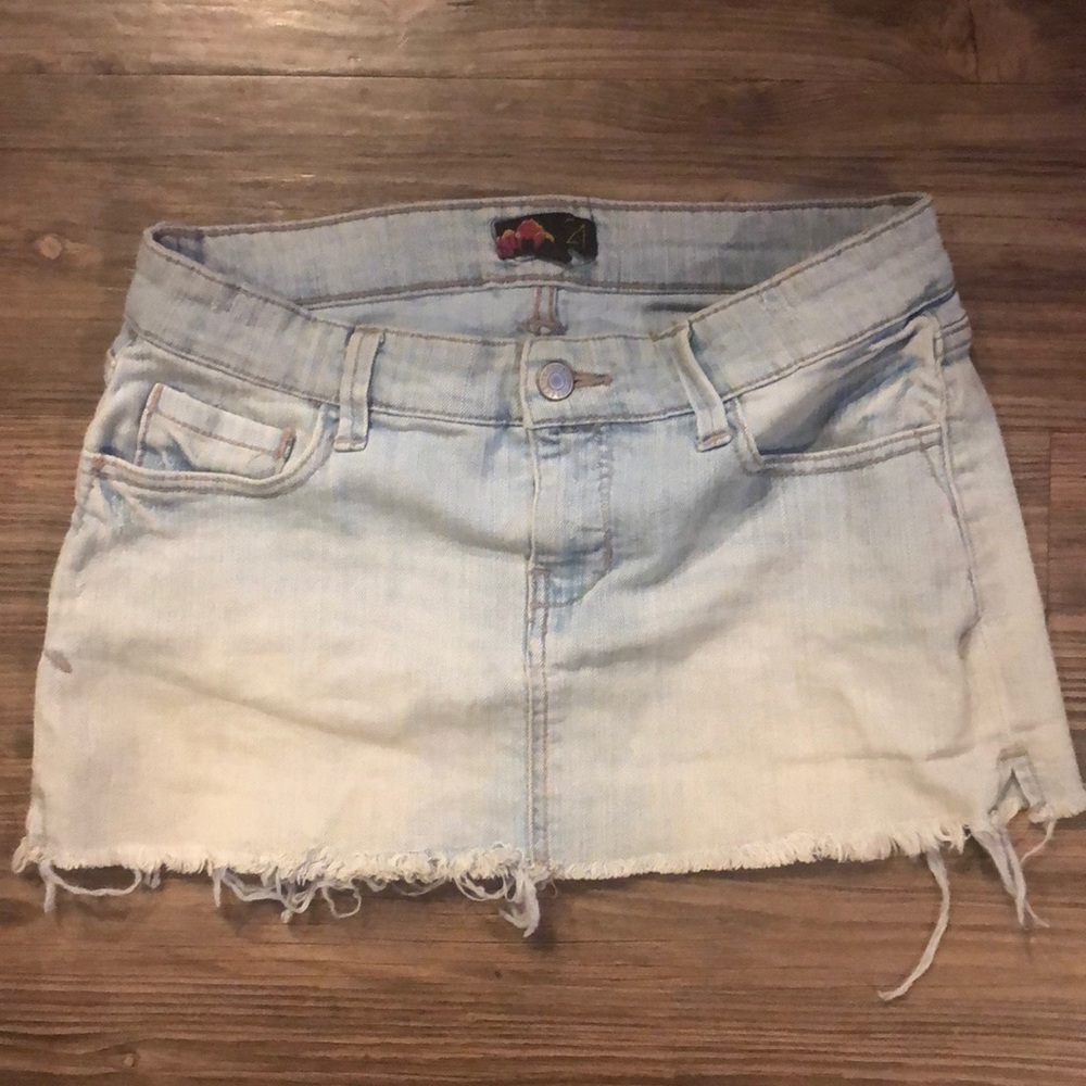 Jean skirt good condition for cheap